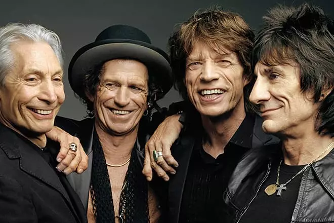 Keith Richards en el grupo de piedras rodantes