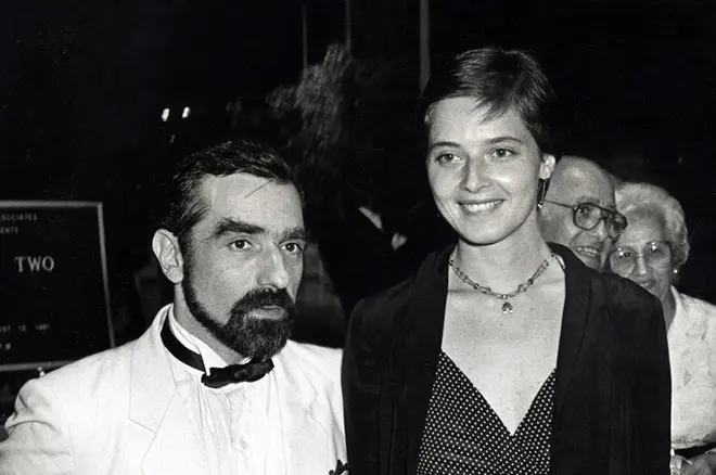 Isabella Rossellini and Martin Scorsese
