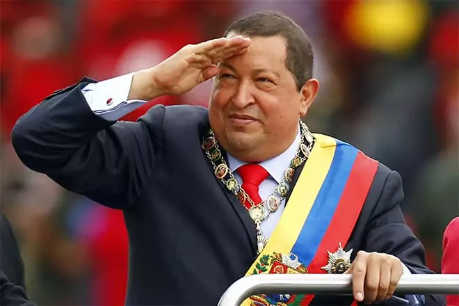 Prezident Hugo Chavez.