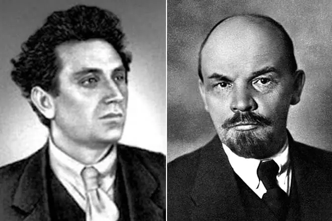 เกรกอรี่ Zinoviev และ Vladimir Lenin