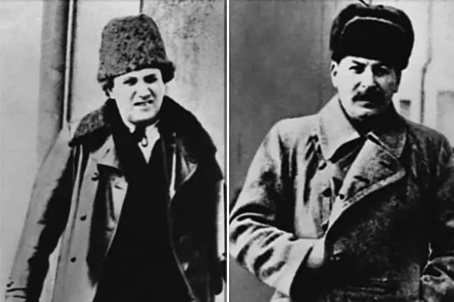 Gregory Zinoviev和Joseph Stalin