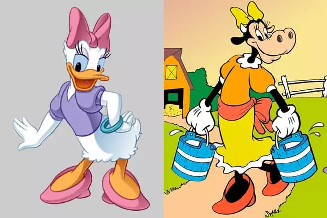 Daisy Duck και Clarabrel Kau