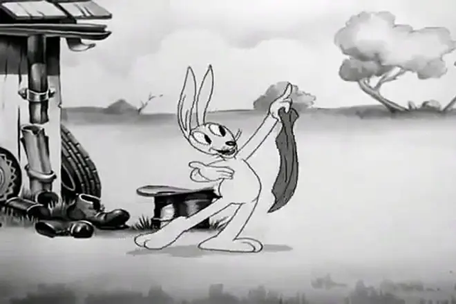 Coniglio dal cartone animato "Porky's Hare Hunt"