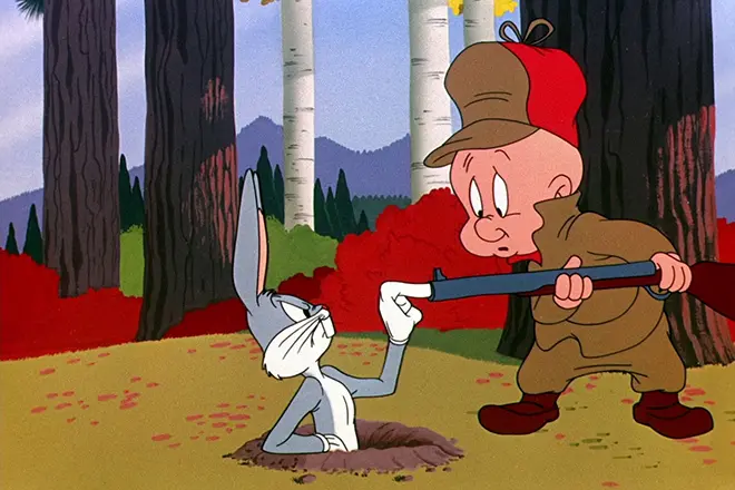 Bagz Bunny和Elmer Fadd