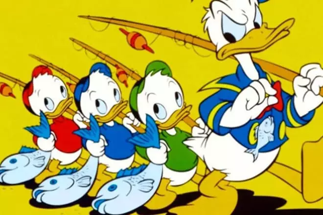 Donald Duck con nipoti