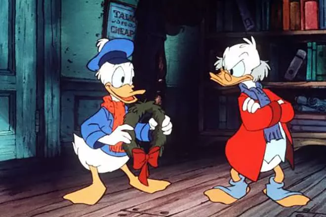 Donald Duck na Scroarge McDuck