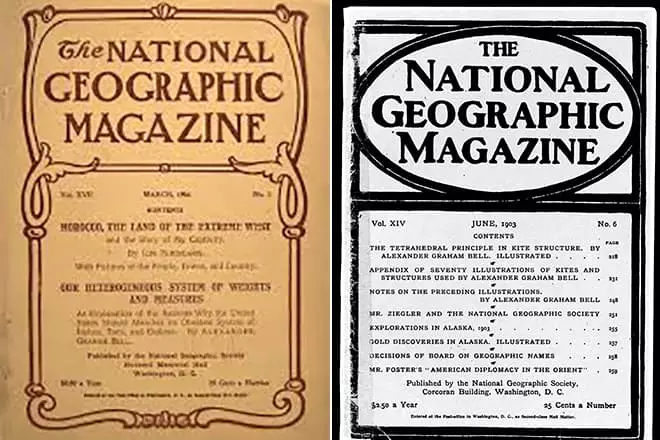 Перші номери журналу «National Geographic»