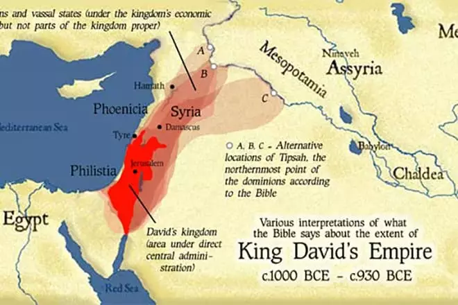 दाऊद के बोर्ड में इज़राइली साम्राज्य