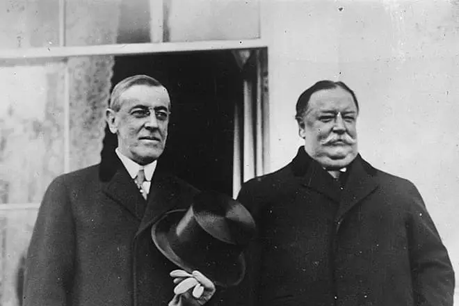 Woodrow Wilson和William Taft