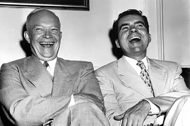 Duight Eisenhower 및 Richard Nixon