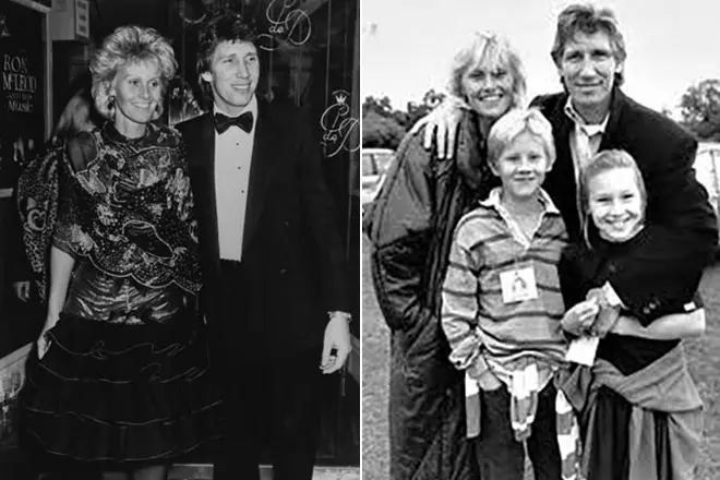 Roger Waters i druga żona Caroline Christie