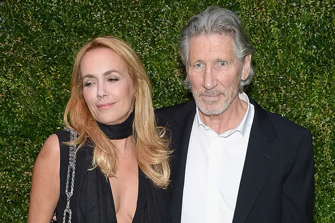 Roger Waters e a cuarta esposa Laurie Durning