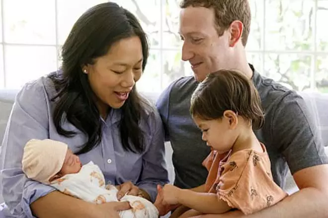 Mark Zuckerberg, Priscilla Chan a děti