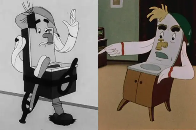 Moydodyr在1939年和1954年的动画片中