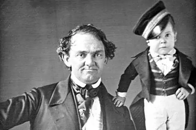 Phineas Taylor Barnum and Charles Stratton