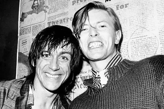 Iggy pop en David Bowie