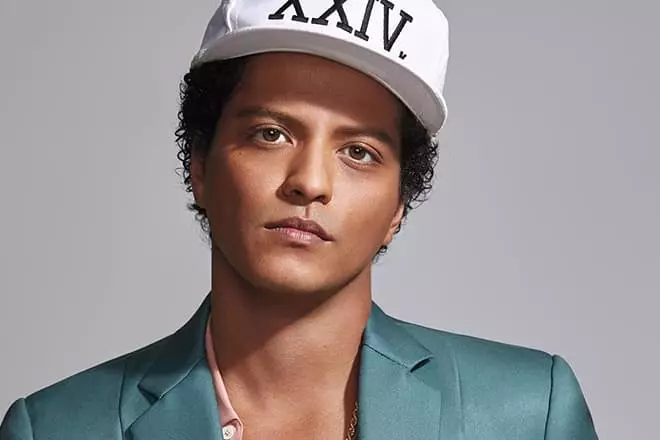 Singer and songwriter Bruno Mars