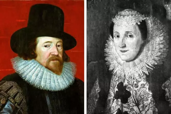 Francis Bacon dhe gruaja e tij Alice Baurn