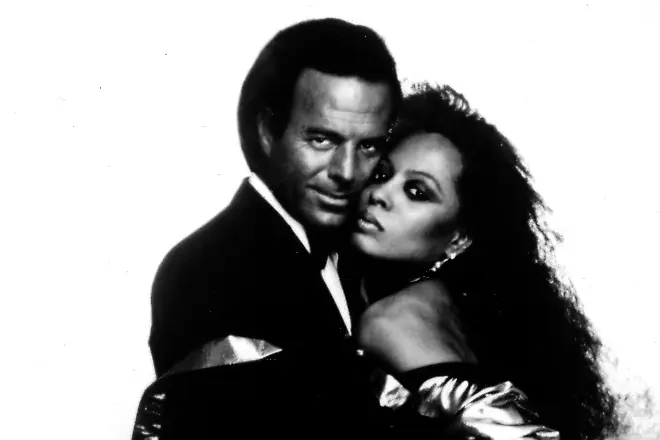 Diana Ross en Julio Iglesias