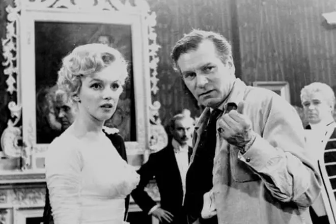 Lawrence Olivier và Marilyn Monroe