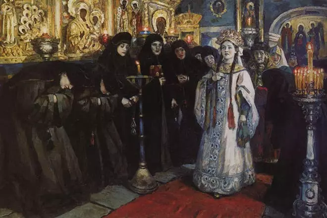 Vasily Surikova的圖片“婦女修道院的訪問”
