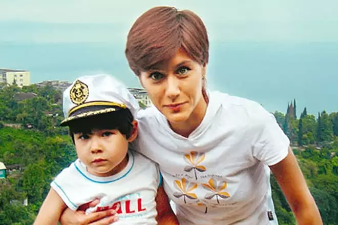 Lilia Guildeeva με γιο