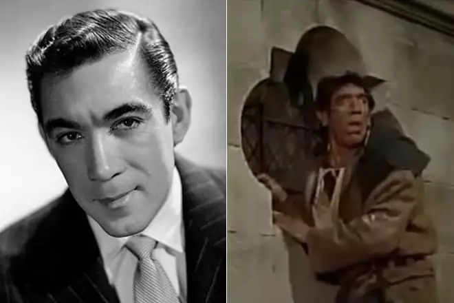 Anthony Quinn in the role of Quasimodo