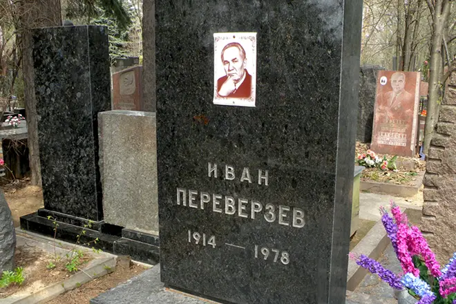The grave of Ivan Pereverzeva