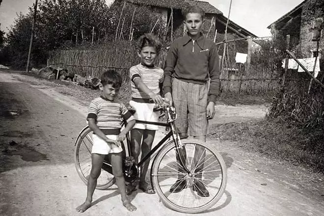 Georgio Armani som barn
