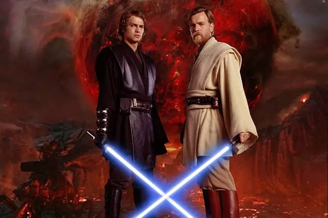 Obi-van Kenobi ug Anakin Skywalker