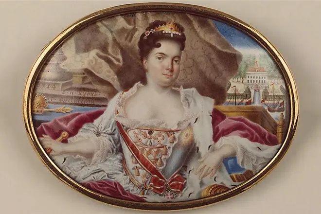 Portrait ntawm Catherine I.