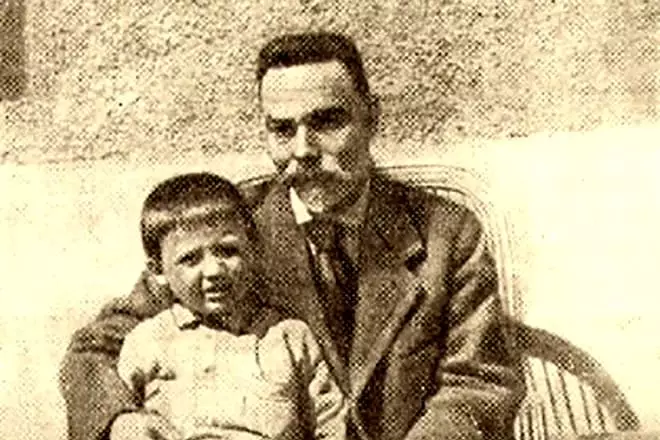 Valery Bryusov med en elev Kohl