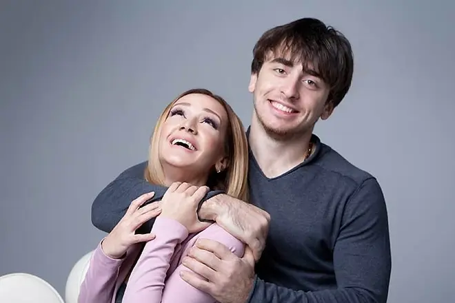 Valentina Biryukova co seu marido