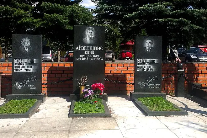 La tomba de Yuri Aizenshpisa