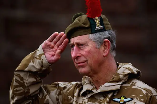 Принц Чарльз в армії