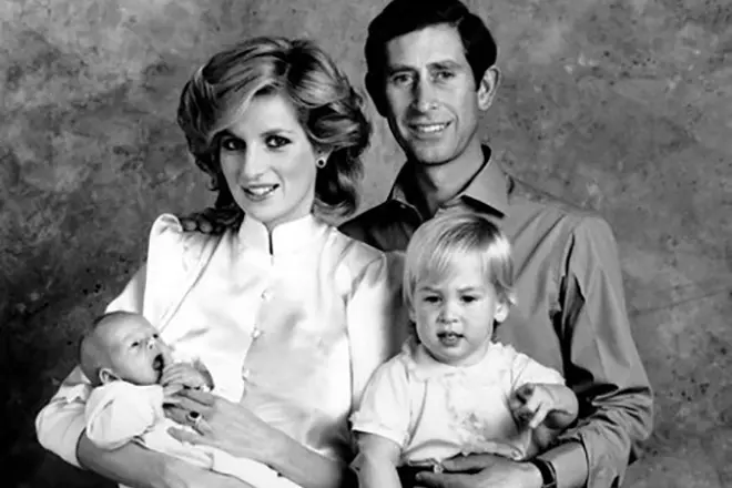 Prenses Diana, Prens Charles ve Çocuklar