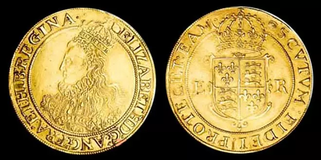 Golden Pound Elizabeth I