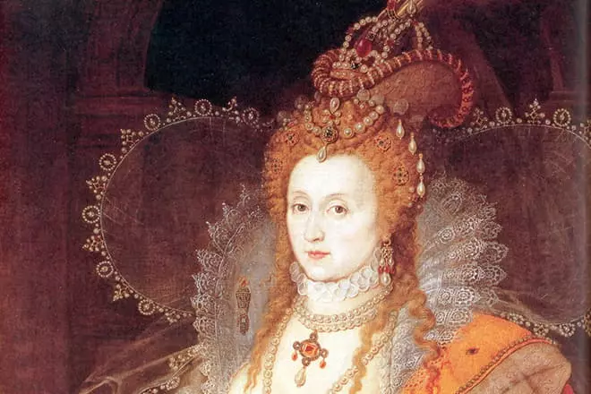 伊丽莎白I肖像。
