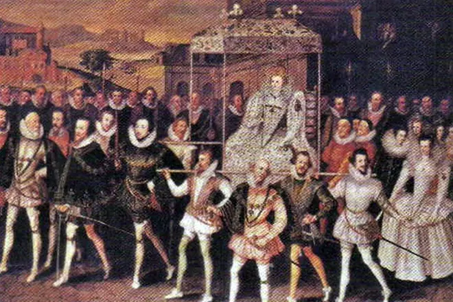 Gatvės procesija Elizabeth i