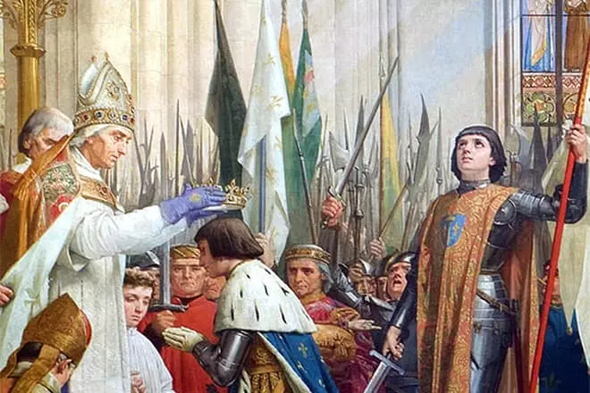 Zhanna d'Ark a la coronació de Karl