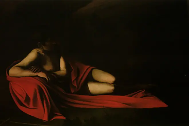 Caravaggio“John Baptist”的圖片