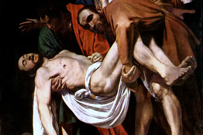 Caravaggio的圖片“棺材中的位置”