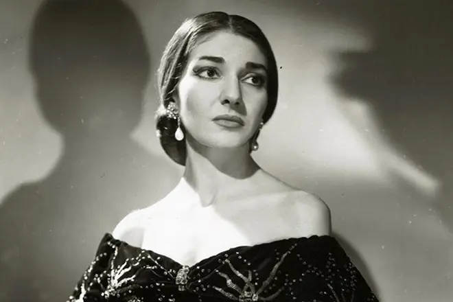 Söngvari Maria Callas.