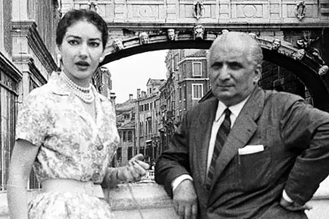 Maria Callas ve Giovanni Battista Megini