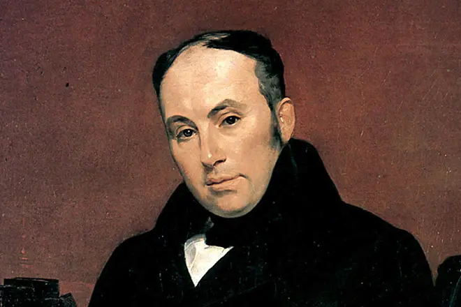 Portret van Vasily Zhukovsky
