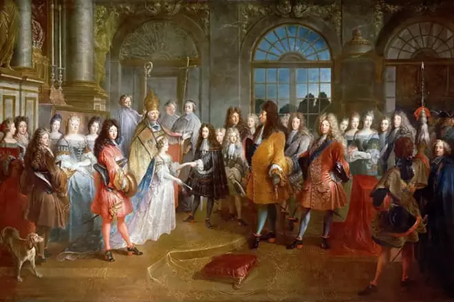 Луи XIV и неговите придвори