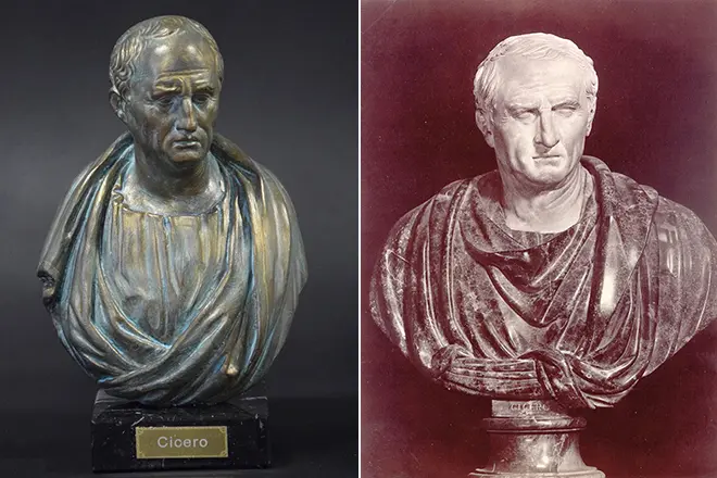 Cicero च्या पुतळे