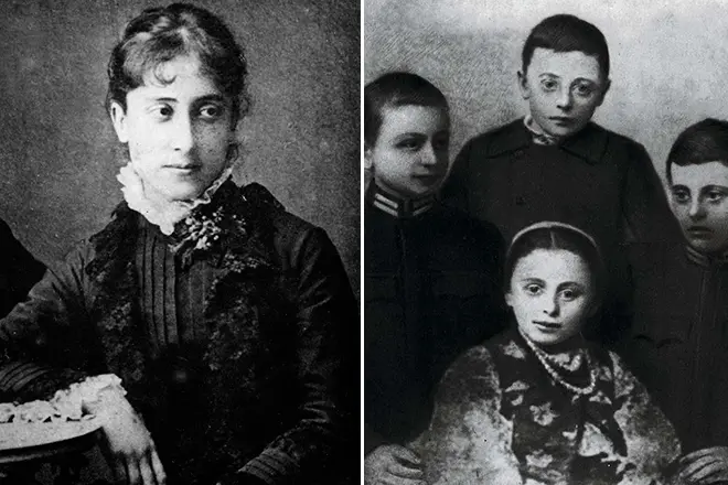 Ivan Franco naine ja lapsed