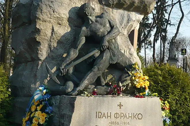 A sepultura de Ivan Franko