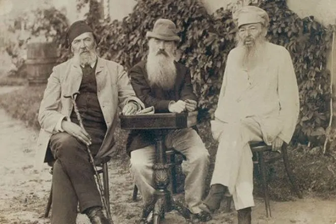 Yakov Polonsky, Nikolai Prachi și Athanasius Fet